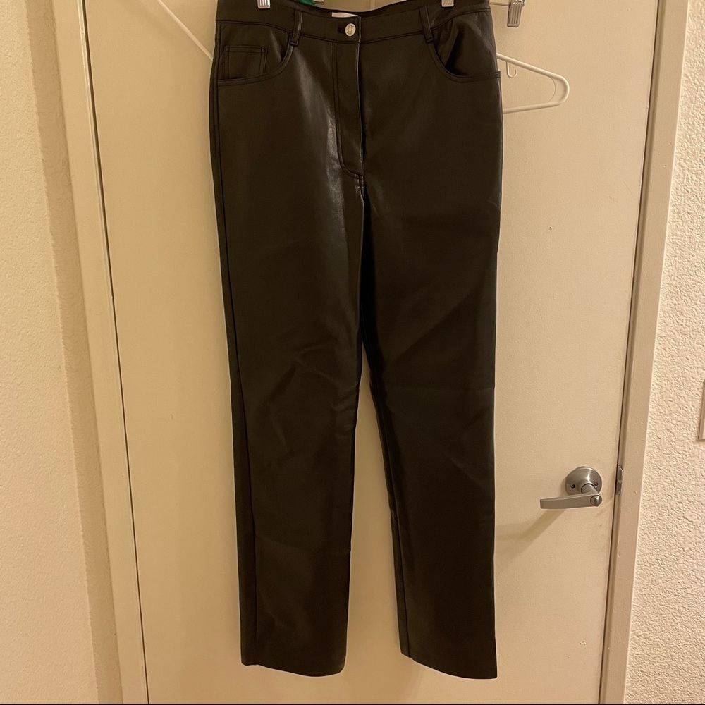 Aritzia Wilfred Melina Leather Pants
